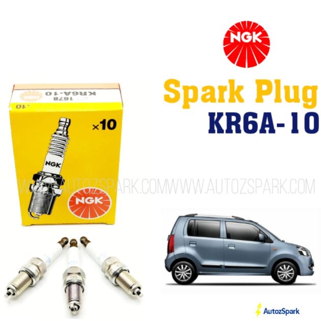 The NGK KR6A-10 SPARK PLUG ORIGNAL JAPAN FOR SUZUKI WAGON R ( 2014-2024 )