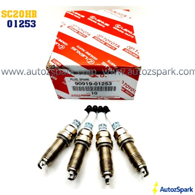 Toyota genuine spark plug, part number 90919-01253 (SC20HR11)