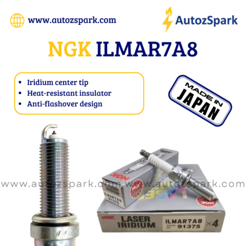 NGK LASER IRIDIUM ILMAR7A8 MADE IN JAPAN  FOR EVERY SUZUKI NISSAN MOCCO NISSAN DAYZ WAGON R JDM