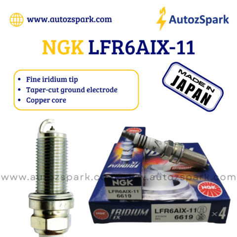 NGK LFR6AIX-11 MADE IN JAPAN FOR Toyota Vitz, Toyota Passo, Toyota Belta, and Toyota HiRoof.