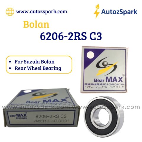 6206 2rs BEAR MAX REAR WHEEL BEARING FOR SUZUKI BOLAN