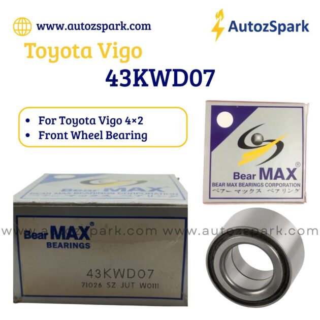 43kwd07 BEAR MAX FOR TOYOTA VIGO 4 BY 2 FRONT WHEEL BEARING