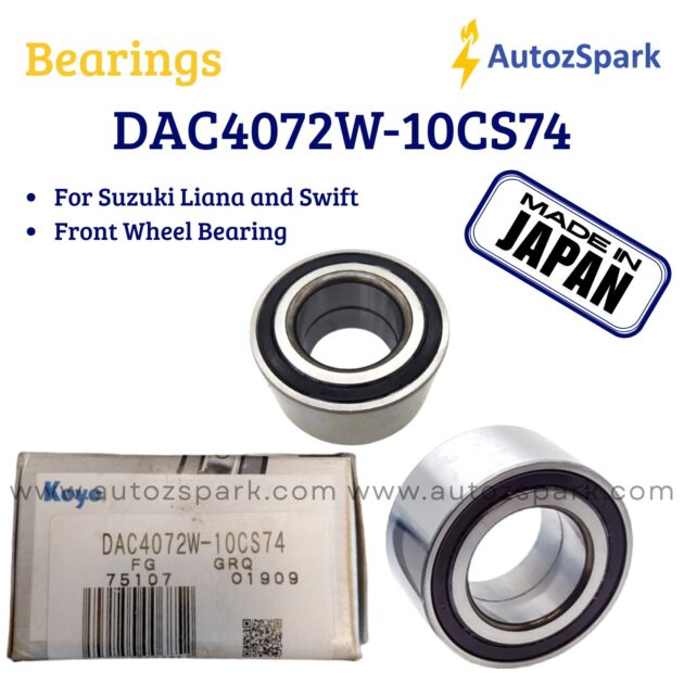 DAC4072W-10CS74 KOYO JAPAN FOR SUZUKI LIANA AND SWIFT NON ABS FRONT WHEEL BEARING